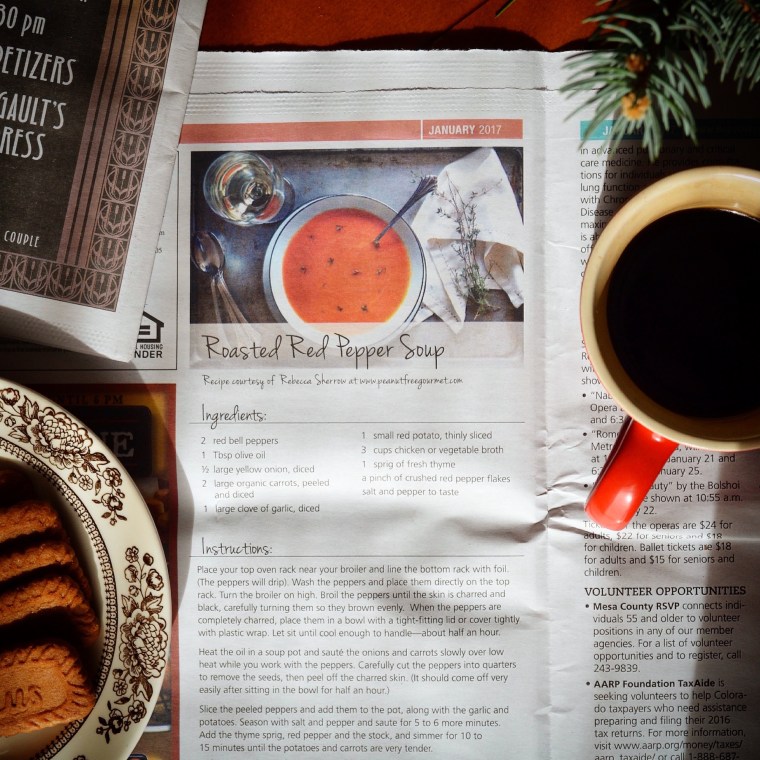 Roasted Red Pepper Soup