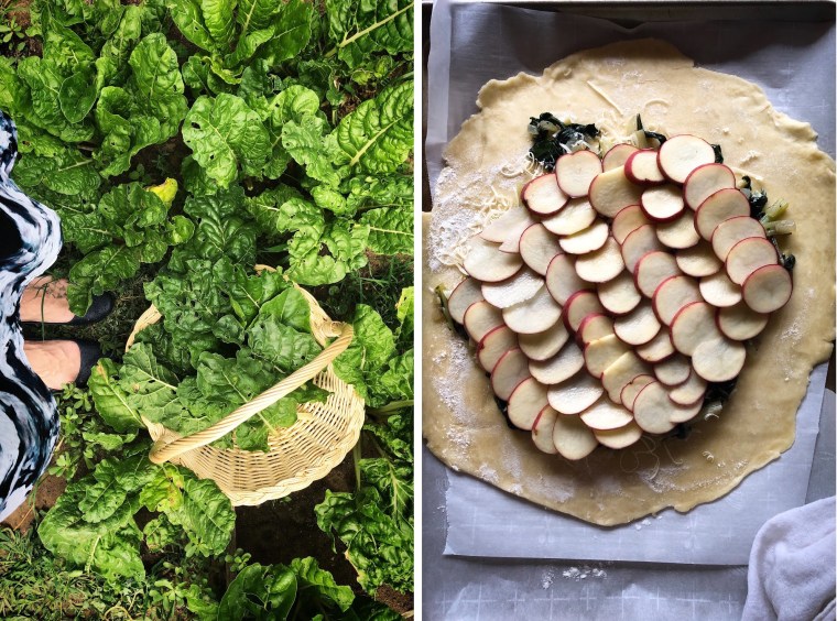 Swiss Chard and Potato Galette recipe