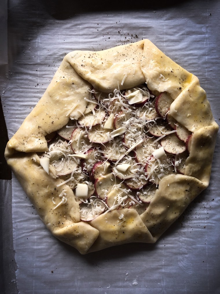 Swiss Chard and Potato Galette recipe