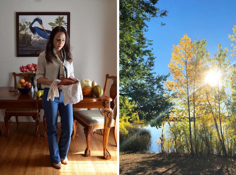Fall colors and sweet potatoes