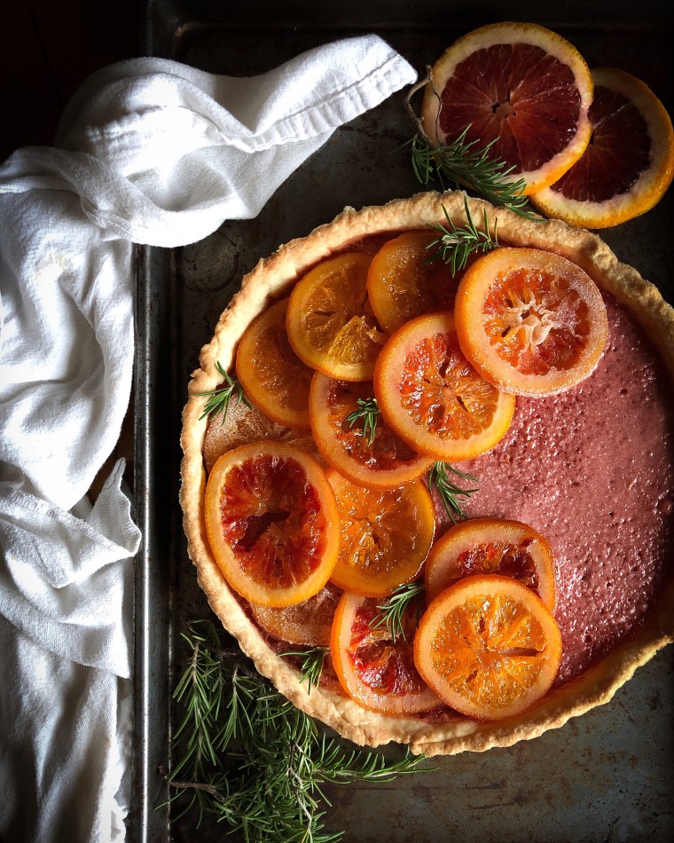 Blood Orange Tart