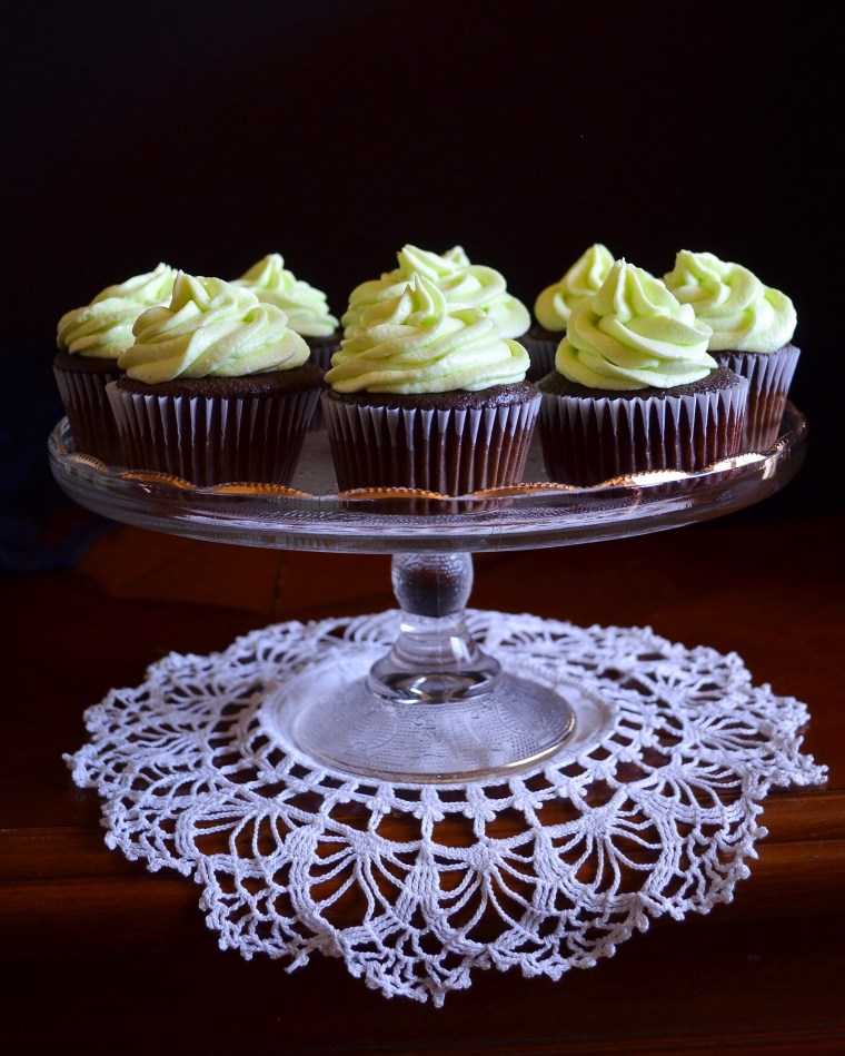 Mint and Chocolate Cupcakes