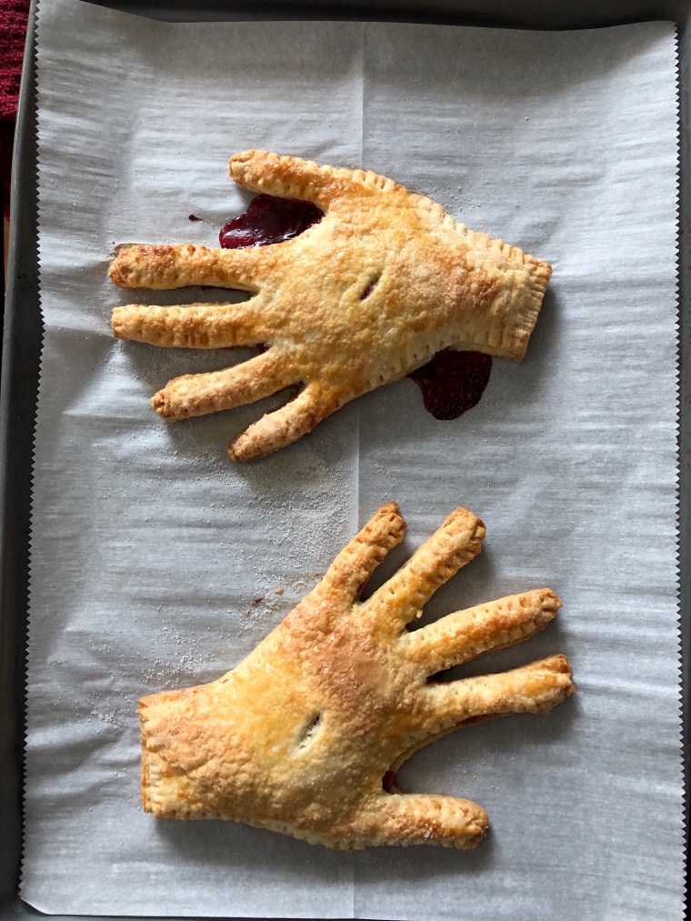 How to make Halloween Hand Pies