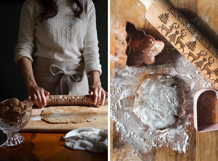 How to use an embossed rolling pin