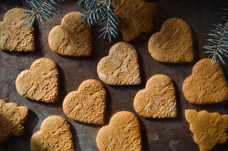 Embossed Gingerbread Cookies