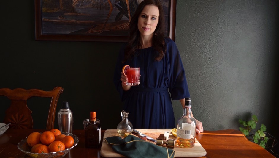 blood orange whiskey sour recipe