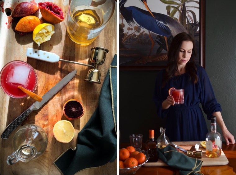 Blood Orange Whiskey Sour