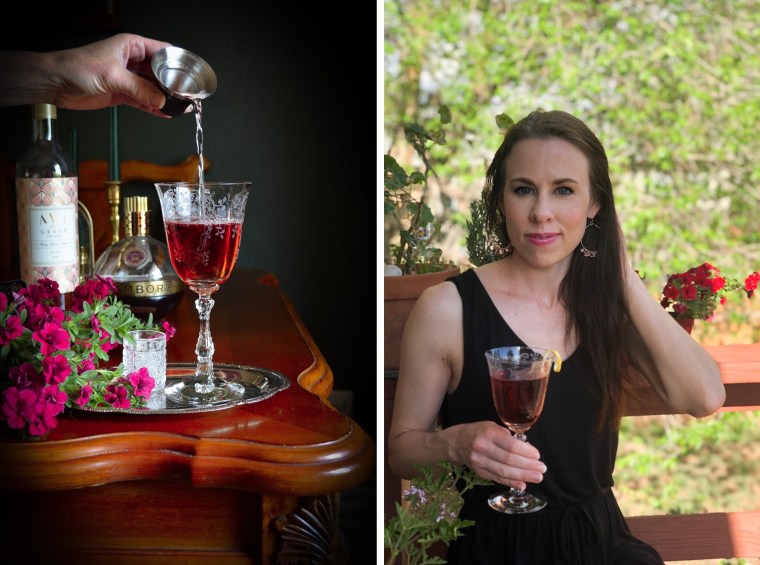 Kir Rosé cocktail recipe for summer